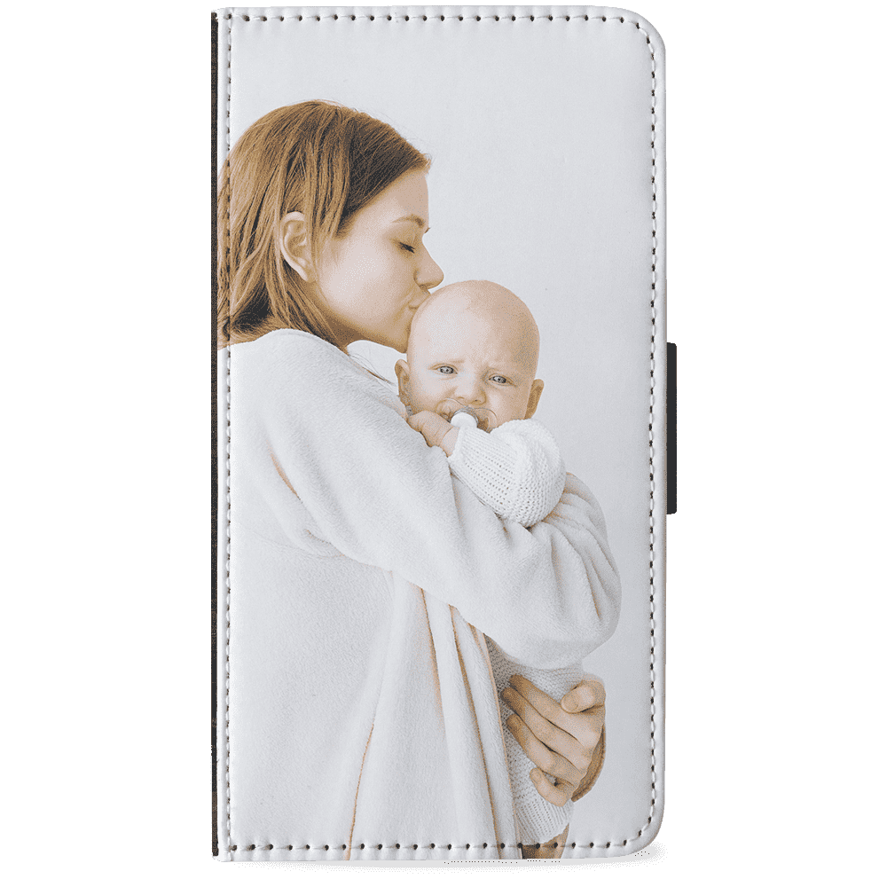iPhone XS Personalised Wallet Case - Faux Leather